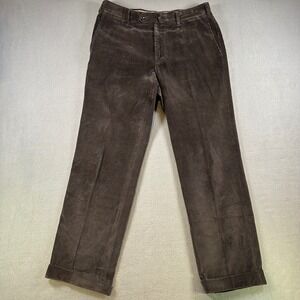 Incotex 1951 Slowear Men Corduroy Cashmere Cotton Trousers Brown Size 33 ROMANIA